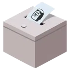 urna elettorale con scheda + Moai