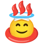 faccina con sorriso e aureola + sorgenti termali