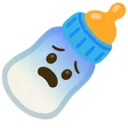 faccina impaurita + biberon