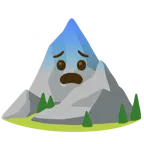 faccina impaurita + montagna