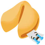 loudly crying face + fortune cookie