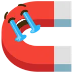 loudly crying face + magnet