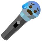 faccina sudata in ansia + microfono