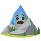 faccina sudata in ansia + montagna