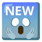 faccina terrorizzata + pulsante NEW