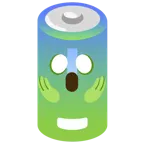 faccina terrorizzata + batteria