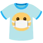 faccina con mascherina + t-shirt