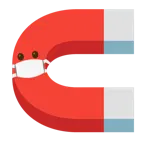 faccina con mascherina + calamita