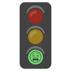 ไฟจราจรแนวตั้ง + เหนื่อย