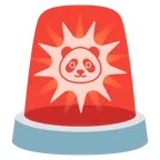 polis lambası + panda