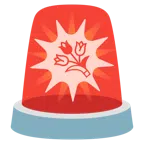polis lambası + buket