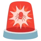 polis lambası + örümcek