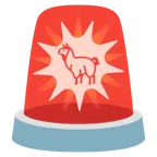 polis lambası + lama