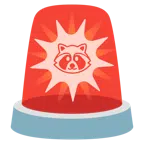 polis lambası + rakun