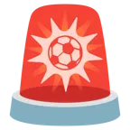 polis lambası + futbol topu