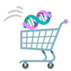 alışveriş arabası + dna