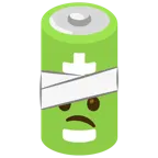 faccina con la testa bendata + batteria