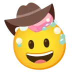 faccina con cappello da cowboy + sapone