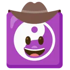 faccina con cappello da cowboy + Yin e Yang