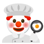 faccina pagliaccio + cucinare