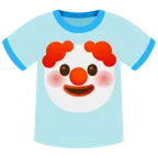 faccina pagliaccio + t-shirt