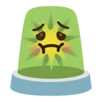 faccina nauseata + lampeggiante