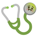 faccina nauseata + stetoscopio