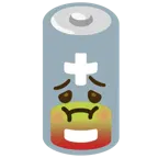 faccina nauseata + batteria scarica