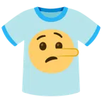 faccina bugiarda + t-shirt