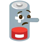 faccina bugiarda + batteria scarica