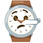 faccina bugiarda + orologio