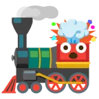 testa che esplode + locomotiva