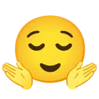 persona che scrolla le spalle + faccina sollevata