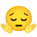 persona che scrolla le spalle + faccina pensierosa