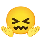 persona che scrolla le spalle + faccina frustrata