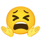 persona che scrolla le spalle + faccina stanca