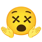 persona che scrolla le spalle + faccina frastornata