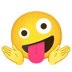 persona che scrolla le spalle + faccina impazzita