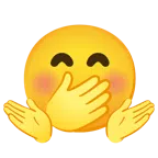 persona che scrolla le spalle + faccina con mano sulla bocca