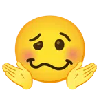 persona che scrolla le spalle + faccina stordita