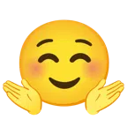 persona che scrolla le spalle + faccina sorridente