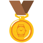 Goldmedaille + Armbanduhr
