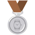 Silbermedaille + Armbanduhr