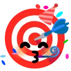 partying face + bullseye