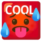 faccina accaldata + pulsante COOL