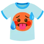faccina accaldata + t-shirt