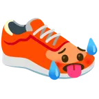 faccina accaldata + scarpa sportiva