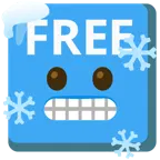 faccina congelata + pulsante FREE