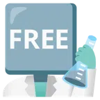 provetta + pulsante FREE