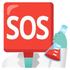 provetta + pulsante SOS